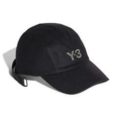 レア/廃番【ワイスリー】Y-3 マルチ ロゴ刺繍 キャップ モノトーン 黒 