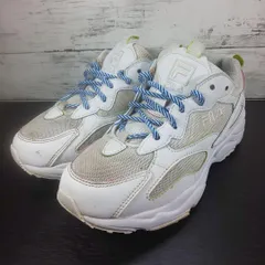 FILA RAY TRACER フィラ レイトレイサー ホワイト 白 22.5cm F0537 0126 L11127