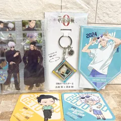 【5点セット】呪術廻戦 アクリルスタンド 回転キーホルダー ポストカード コースター 五条悟 夏油傑 アニメ キャラクター 東宝 集英社