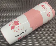 ◇ Starbucks スターバックス ステンレス タンブラー 2017年 さくら 355ml 【使用感あり/キズ汚れあり】 ピンク系 スタバ グッズ / 中古 103106