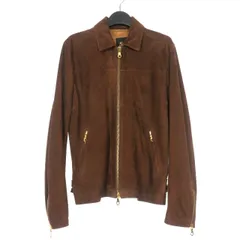 【美品】CINQUANTA スエード シングルライダース ブラウン 44 中古・古着通販】Cinquanta (チンクアンタ) ゴートスウェード