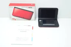 【送料無料】Nintendo 任天堂 3DS LL SPR-001 レッド×ブラック 箱付き 動作確認済み 大画面モデル