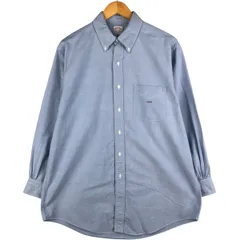 古着 80~90年代 ブルックスブラザーズ Brooks Brothers Est.1818 長袖 ボタンダウンシャツ USA製 メンズL相当 ヴィンテージ/eaa590598