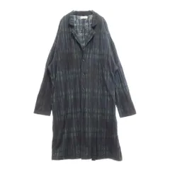 Yohji Yamamoto ヨウジヤマモトプールオム チェックコート 22FW Yohji Yamamoto POUR HOMME (ヨウジヤマモト プールオム) ムラ染め