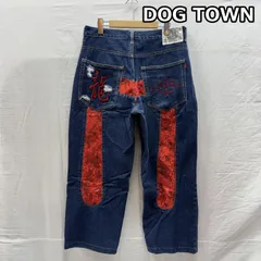 DOGTOWN ドッグタウン パンツ デニム、ジーンズ BLACK DRAGON ブラックドラゴン ジャカード ワイド バギー デニムパンツのサムネイル