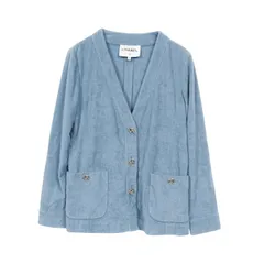 CHANEL シャネル ココマークボタン パイルカーディガン その他ジャケット