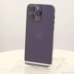 〔中古品〕 iPhone14 Pro Max 256GB ディープパープル NQ9E3J／A SIMフリー【262】