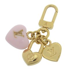 レア❣️Louis Vuitton ハート型キーホルダー ピンク - メルカリ