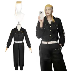 新品 [神併良品] 東京卍リベンジャーズ コスプレ ウィッグ付き 刺 総長 副総長 瓦城千咒 佐野万次郎 羽宮一虎 コスプレ衣装 東京會 特攻服 大人用 仮装 アニメ衣装 ハロウィン クリスマス イベント Cosplay