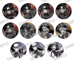 【新品】バッジ・ビンズ 【ボックス】ディズニー ツイステッドワンダーランド スケアリー・ドレスver.-モノクローム- トレーディングメタリック缶バッジ VOL.1