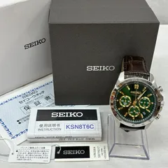 SEIKO セイコー 腕時計 アナログ（クォーツ式） 稼働品 8T63-00D0 スピリット クロノグラフ 三ツ目 クォーツ アナログ レザー ベルト 腕時計