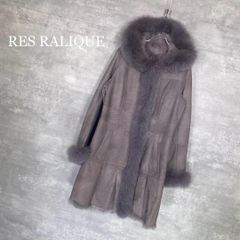 H3390-18◾️リアルロリス毛皮×シルク リバーシブルコート - メルカリ