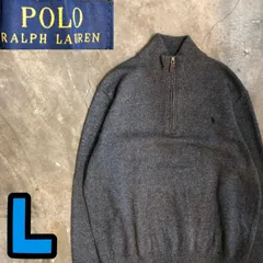 T6688 POLO Ralph Lauren ハーフジップ　コットンニット