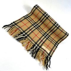 Burberry London】ウール マフラー ノバチェック レッド - メルカリ