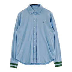 サイズ：1 JACK BUNNY ジャックバニー  長袖シャツ ボタンダウン  ブルー系 [240101544956] ゴルフウェア レディース ストスト