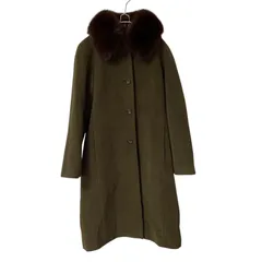 【Emchariot 】アルパカ100% ブルーフォックス コートベージュ/M Emchariot 】アルパカ100% ブルーフォックス コートベージュ/M