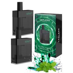 TARLESS NEXT2（ターレスネクスト2）フレーバーカートリッジ 2個セット ウルトラハードメンソール ベイプ 持ち運びシーシャ vape 電子タバコ 爆煙