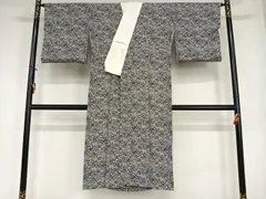 平和屋着物●長襦袢　袷　草花文　広衿仕立て　正絹　逸品　AABC4843zg 平和屋着物○長襦袢 袷 草花文 広衿仕立て 正絹 逸品 AABC4843zg