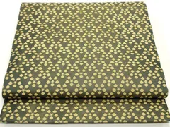 平和屋着物●龍村美術織物　九寸開き名古屋帯　利休緞子　正絹　逸品　DAAY0238ob 平和屋着物○龍村美術織物 九寸開き名古屋帯 利休緞子 正絹 逸品