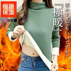 ブラック インナー レディース 裏起毛 秋 冬 黒 おしゃれ かわいい インナー トップス ハイネック タートルネック 極暖 [郵2]^t964^