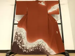 平和屋着物●訪問着　作家物　辻が花　絞り　暈し染め　正絹　逸品　未使用　AABC4896zg