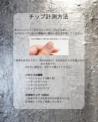 --計測用-- ネイルチップ