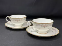 ノリタケ シャーロット カップ&ソーサー 2客セット 