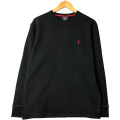 POLO RALPH LAUREN ワッフル サーマル 赤ポニー 刺繍ロゴ XL - メルカリ