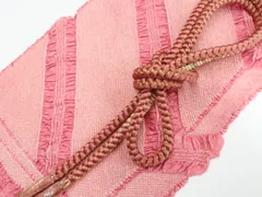 【一輝堂】和装小物 帯揚げ帯締めセット 帯揚 帯締 振袖用 総絞り 丸組 金糸 25w10-13030