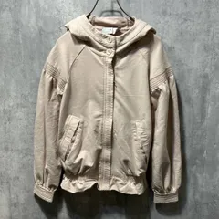 00s adidas×STELLA McCARTNEY リブフードブルゾン XSサイズ アディダス ステラマッカートニー