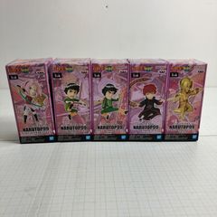[세토점] 미개봉 NARUTO -나루토- NARUTOP99 월드 콜렉터블 피규어 vol.4 5체 세트[701-5389]