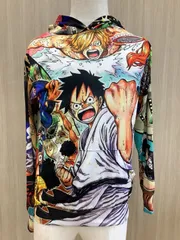 ワンピース　メンズパーカー　Mサイズ　染みあり