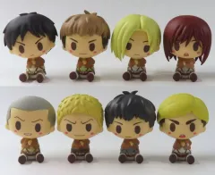 【中古】トレーディングフィギュア 全8種セット ちょこのっこフィギュア 「一番くじ 進撃の巨人 ～獣の巨人は俺が仕留める～」 G賞