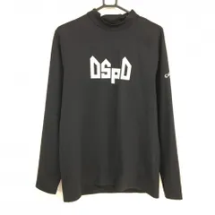 【超美品】キャロウェイ 長袖ハイネックシャツ 黒 ロゴ白 裏微起毛 メンズ LL ゴルフウェア Callaway