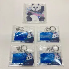 呪術廻戦　パンダ　アクリルスタンド　ネームキーチェーン　セット　ラッキーくじ