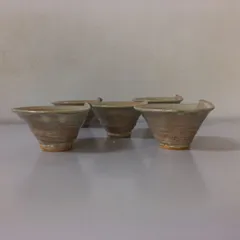 〇小鉢 茶碗 変形片口風 陶器 焼き物