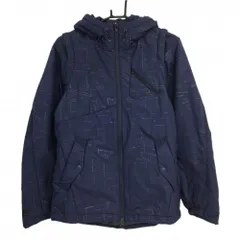 【新品】オークリー 2WAY中綿ジャケット 白 総柄 撥水 防風 保温 袖着脱可 メンズ M ゴルフウェア Oakley