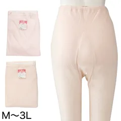 あったかタイム 婦人毛混貼り合わせスラックス下 M～3L (婦人肌着)