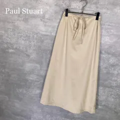 『Paul Stuart』ポールスチュアート (9) ロング丈ラップスカート