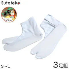 文楽足袋 東レ ストレッチ足袋 白3足組 S～L (和装 礼装 足袋カバー 足カバー) (取寄せ)