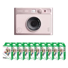 (フィルム100枚付)富士フィルム　ハイブリッドインスタントカメラ　チェキEvo ジェントルローズ　instax mini Evo GENTLE ROSE