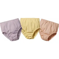 【新品・14営業日以内発送】4985697220329 綿100％深ばきフライス編ショーツ 3色組 3L【キャンセル不可】【沖縄離島販売不可】