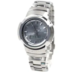 Gショック カシオ 腕時計 時計 メンズ  電波 ソーラー アナデジ シルバー G-SHOCK CASIO AWM-500D-1A8