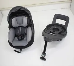 美品 THE S Air R129 エッグショック ロッタ ZE レジェンダグレー コンビ製チャイルドシート ISOFIX固定 新生児OK クリーニング済み B5172001