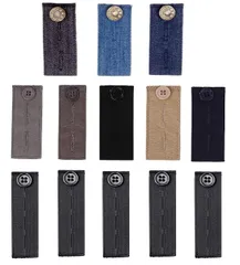 【人気商品】13枚セット ウエスト伸ばす ウエストサイズ調整 ウエスト調整お直し 弾力性 伸縮性 Home] エクステンダー ボタン [Bethany お直し不要 スカート/ジーンズに適用