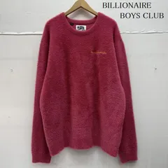 BILLIONAIRE BOYS CLUB ビリオネア・ボーイズ・クラブ ニット、セーター 長袖 ロゴ刺繍 クルーネック シャギー ニット 831-8305のサムネイル