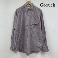 USED 古着 シャツ、ブラウス 長袖 長袖 ストライプ シャツ ブラウス Shirt ロングスリーブ 胸ポケット ボタン