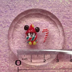 リルリンリン、ディズニークリスマス、3Dネイルパーツ