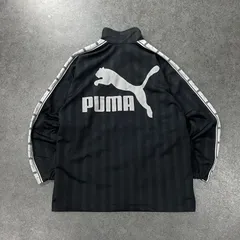 ★レア★ プーマpumaジャージ上下　セット　ヒットユニオン　ナイロンジャケット 90's PUMA プーマ ナイロンジャージセットアップ ブルー ヒット