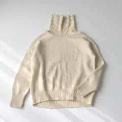 シップス SHIPS ウールカシミヤタートルネックニット オフホワイト